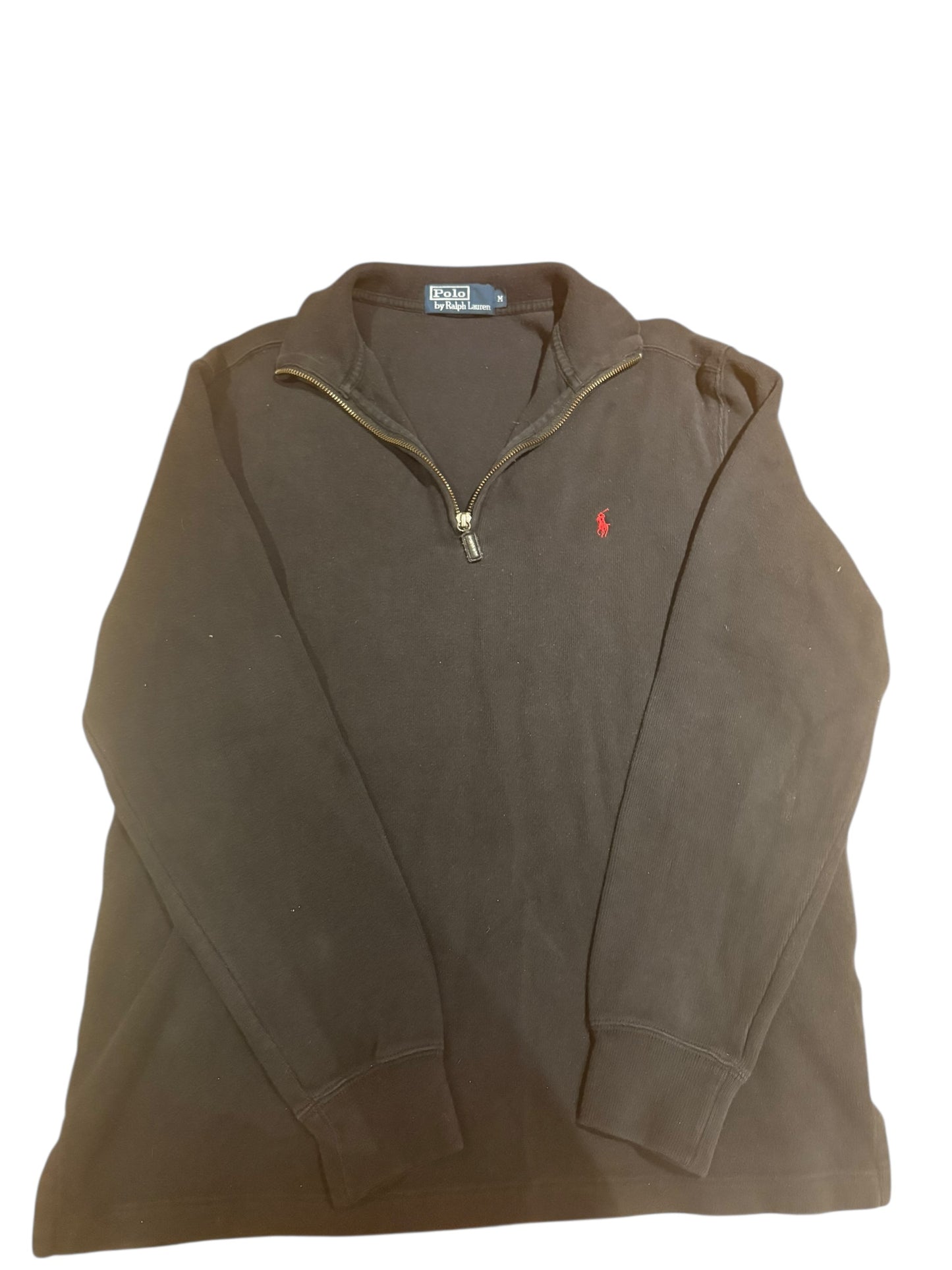 Vintage Ralph Lauren black Quarter zip