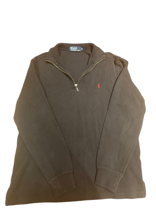 Vintage Ralph Lauren black Quarter zip