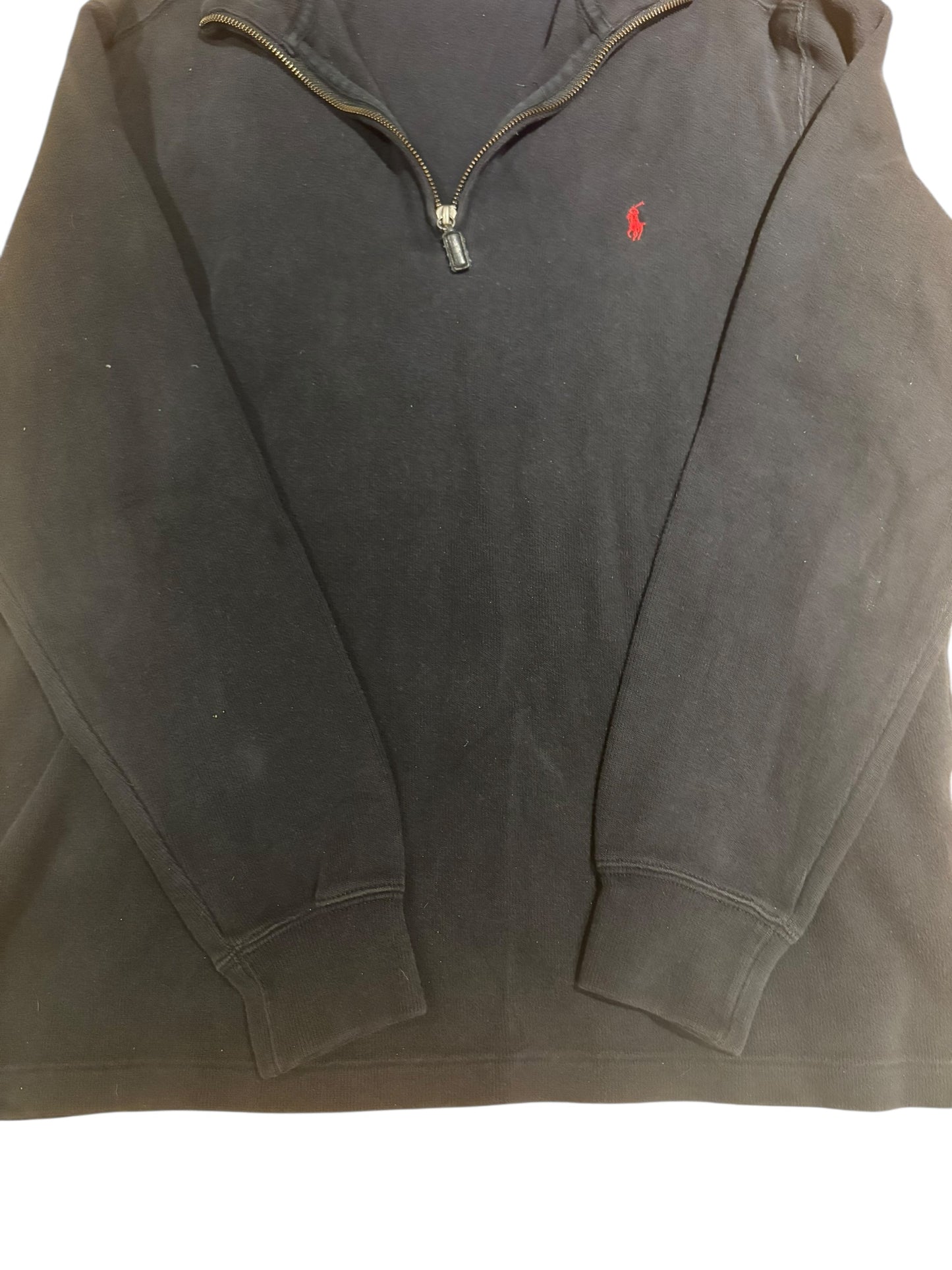 Vintage Ralph Lauren black Quarter zip